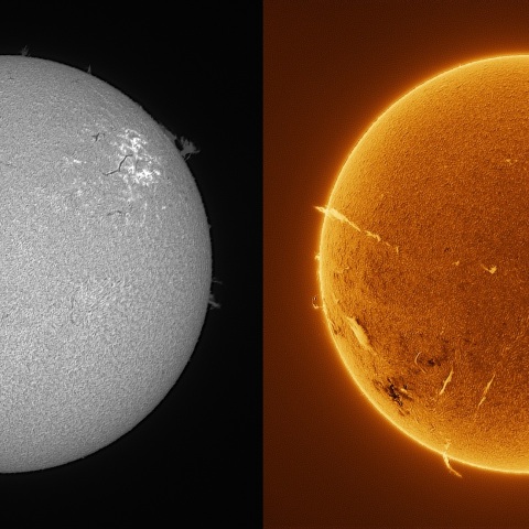 Sun in H-alpha on October 11, 2026