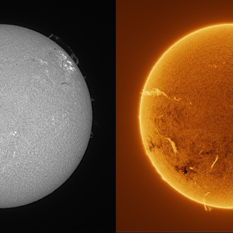 Sun in H-alpha on October 12, 2026