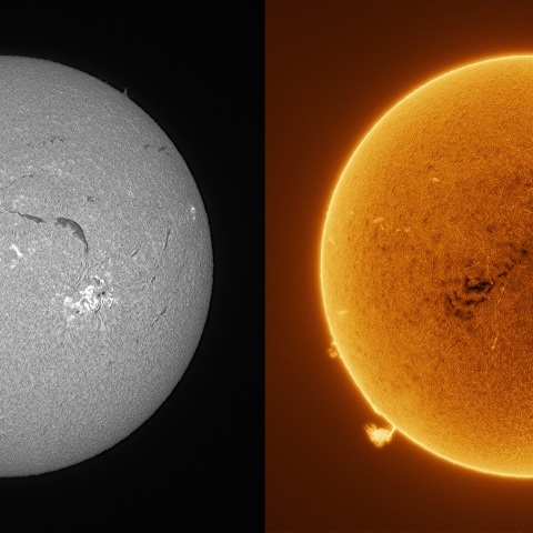 Sun in H-alpha on October 17, 2026