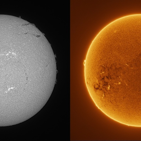 Sun in H-alpha on October 31, 2026