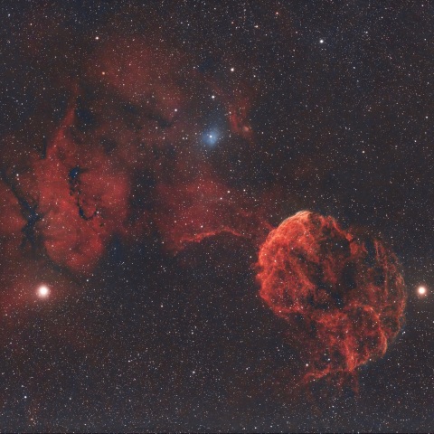 IC443クラゲ星雲からSh2-249 周辺