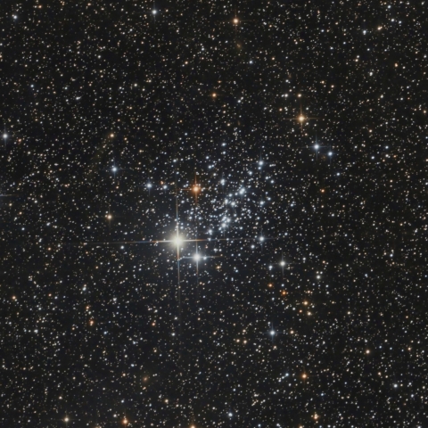 NGC457 トンボ星団(トリミング拡大)