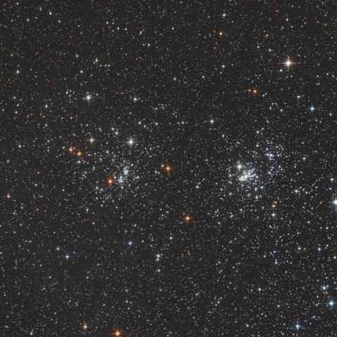 ペルセウス座の二重星団 hχ（エイチ・カイ）