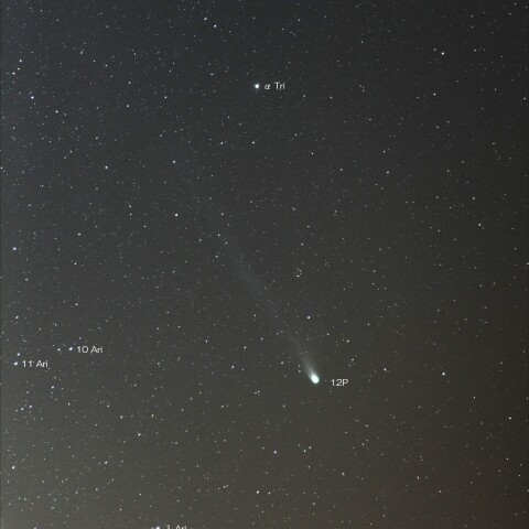 3月27日のポンスーブルックス彗星