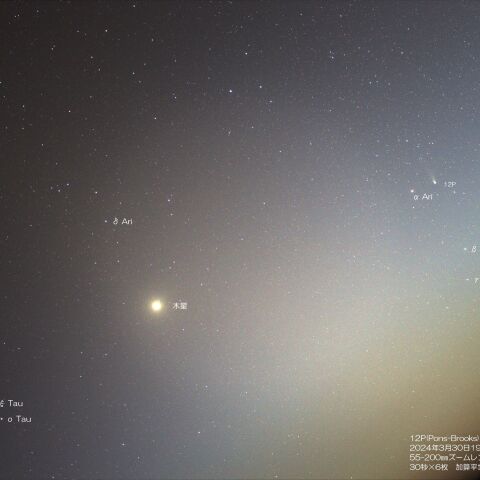 ポンスーブルックス彗星（12P）とオルバース彗星（13P）