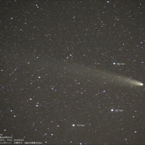 紫金山・アトラス彗星（10月31日）