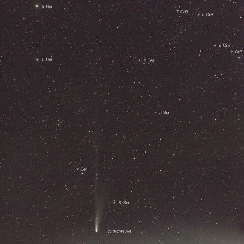 10月27日のC/2025 A6(Lemmon)