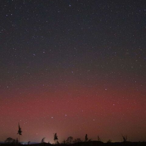 11月12日の低緯度オーロラ