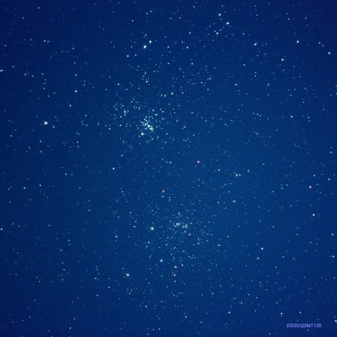 ペルセウス座２重星団