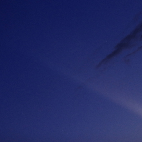 10/13の紫金山・アトラス彗星（C/2023 A3）斜め画像