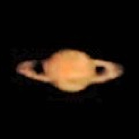 スマホで撮った土星