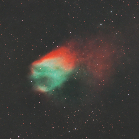 燃える頭蓋骨星雲