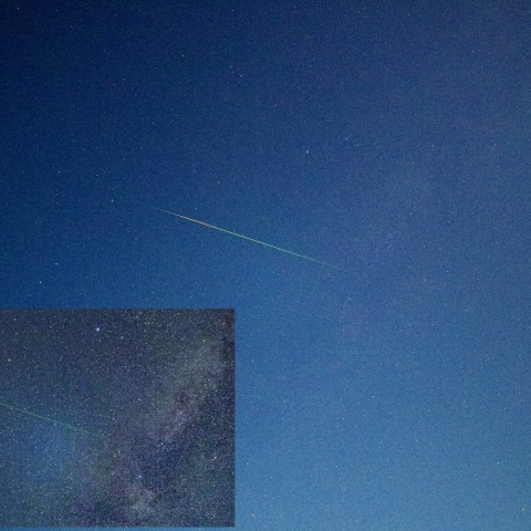みずがめ座η流星群の流星　