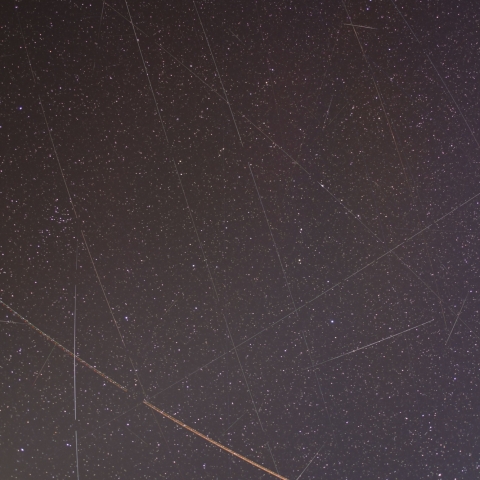 ふたご座流星群(人工天体群2)　2021年12月14日