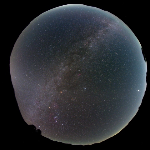 秋から冬の天の川　