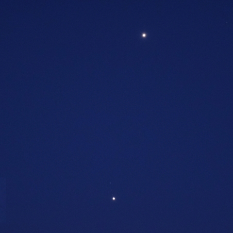 金星と木星の接近　その後　2023年3月3日