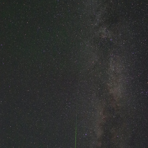 ペルセウス座流星群の流星　2023年8月12日