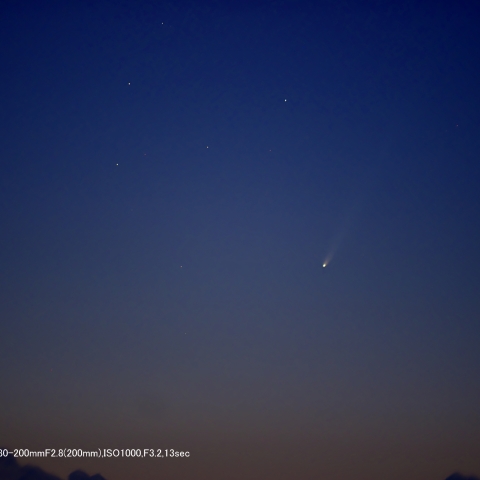 C/2012 S1(ISON)海岸にて