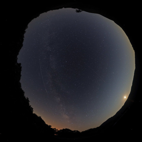 流れ星と飛行機