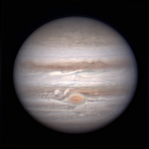 2023/11/01の木星大赤斑