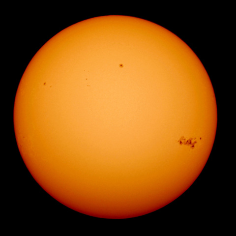 2024/05/11の太陽黒点