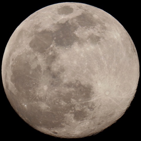 2020/4/7のスーパームーン