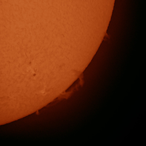 プロミネンス拡大 4/21