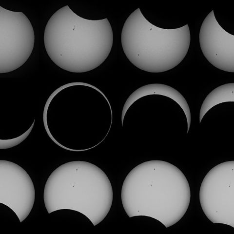 金環日食全行程