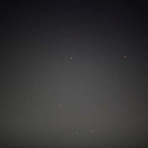 明るくなったアイソン彗星