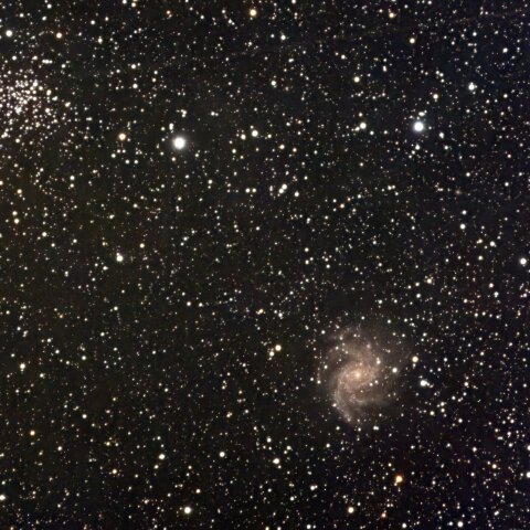 NGC6946（花火銀河）とNGC6939