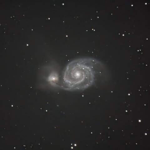 M51 子持ち銀河