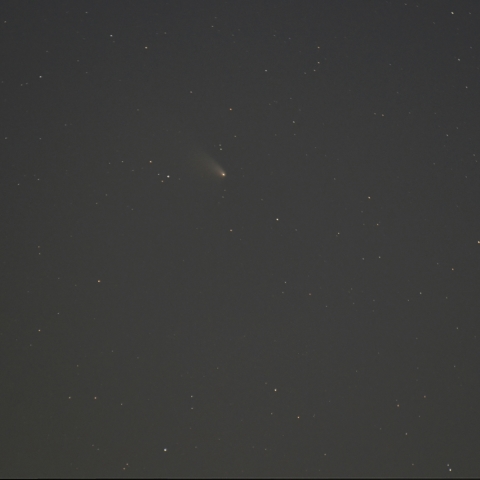 パンスターズ彗星とアンドロメダ銀河