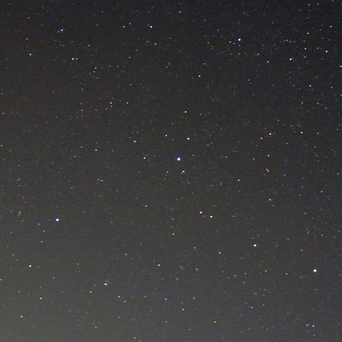 カシオペヤ座とパンスターズ彗星
