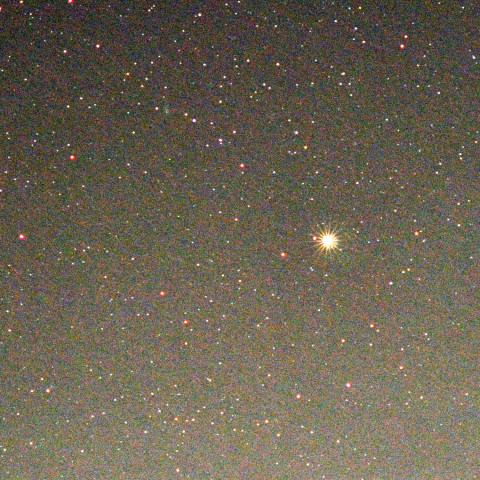 レグルスと火星とアイソン彗星