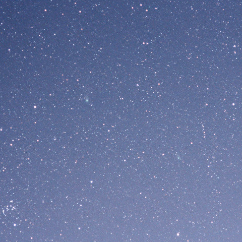 2月6日のラブジョイ彗星とリニア彗星