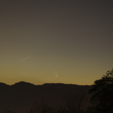 パンスターズ彗星  信楽から