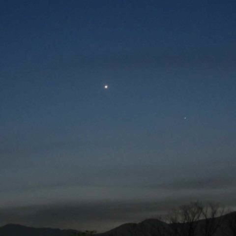 水星と金星の接近遭遇