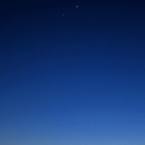 金星と木星の接近