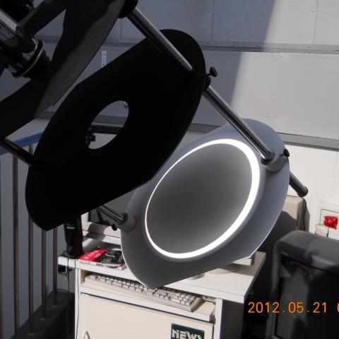 公共天文台の金環食観測