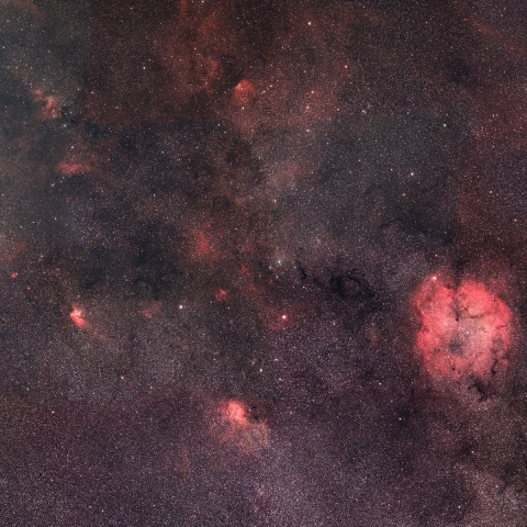 ケフェウス座付近の星雲星団