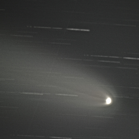 21cm望遠鏡による紫金山・アトラス（C/2023 A5）彗星