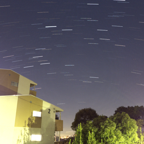 自宅ベランダからのカノープス