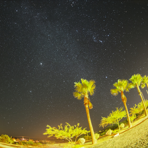 冬の星座（USA, アリゾナ, アホにて）