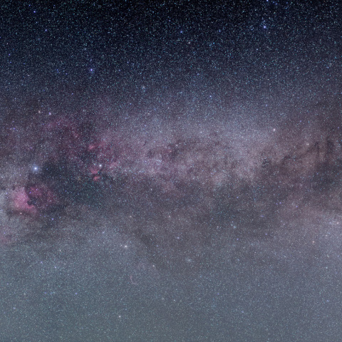 はくちょう座からわし座の天の川