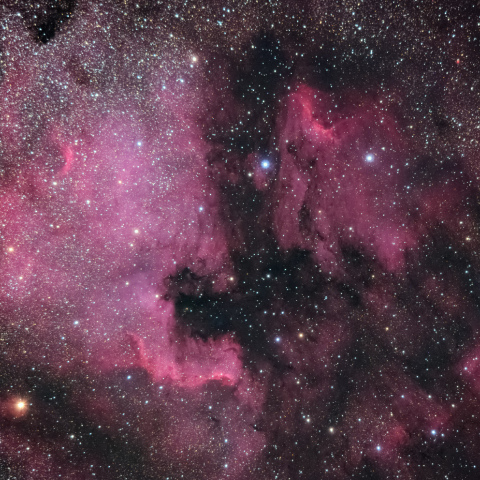 北アメリカ星雲とペリカン星雲