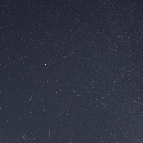 ふたご座流星群 極大日の夜