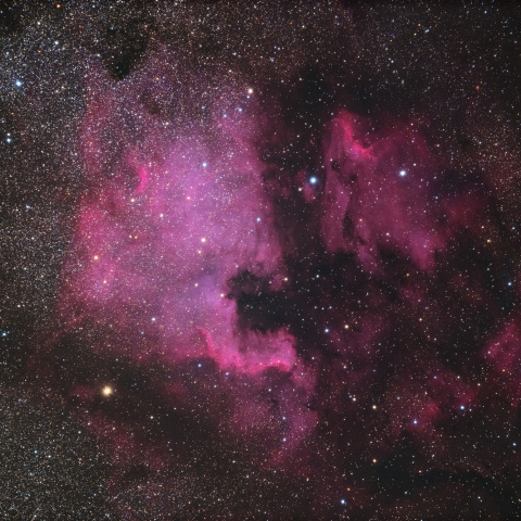 北アメリカ星雲とペリカン星雲