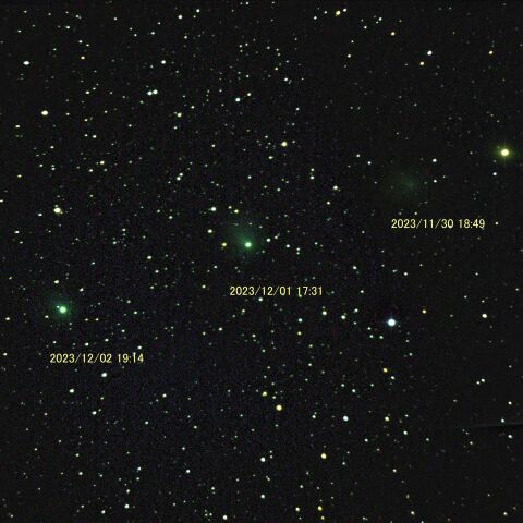 バーストした12P(Pons-Brooks)