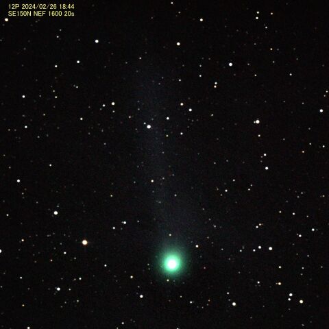 ポンス・ブルックス彗星 2024/02/26