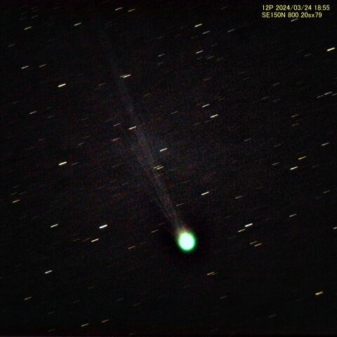 ポン・ブルックス彗星 2024/03/24 18:55